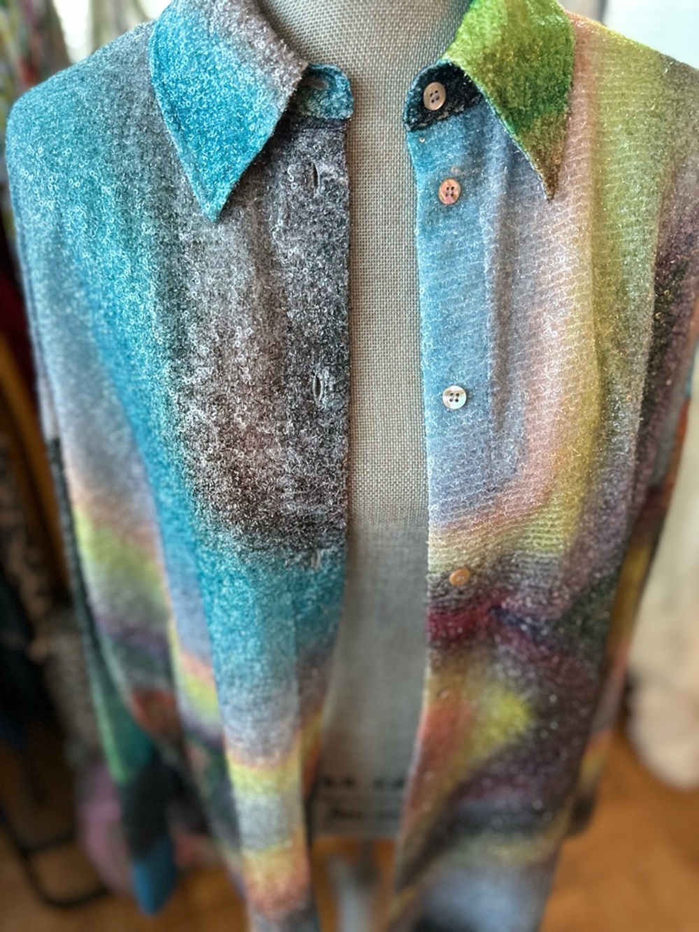 Acne Studios Glitter Shirt Jacket - Picture 16 of 16